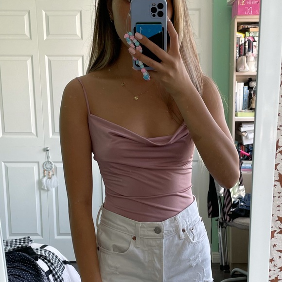 UO Cowl Neck Bodysuit - Picture 5 of 6